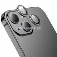 Защитные линзы на камеру Apple iPhone 14/14Plus Hoco V12; черный