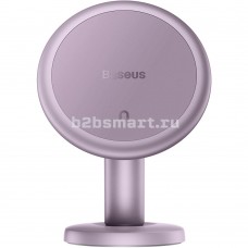 Автодержатель-магнит Baseus C01 Stick-On (фиолетовый; панель; шарнир)