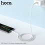 Кабель USB - Type-C Hoco X33 (белый; 1 м; 5000 mA; ПВХ)