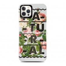Чехол Apple iPhone 12-Mini Kajsa Floral F2 прозрачная
