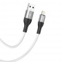 Кабель USB - Lightning Hoco X72 (белый; 1 м; 2400 mA; Силикон)