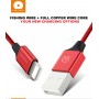 Кабель USB - Micro USB Wuw X86m красный 2A