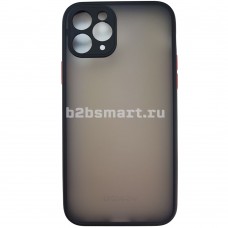 Чехол Apple iPhone 11 Pro Max матовая черная