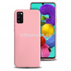 Чехол Samsung A41 2020 New Матовый розовый