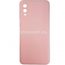 Чехол Samsung A02 2020 New Матовый розовый